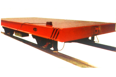 Electric flat car